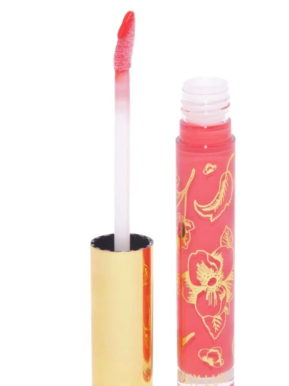 Winky Lux Glossy Boss Lip Gloss Juicy Coral Pink 0.14 oz New in Box